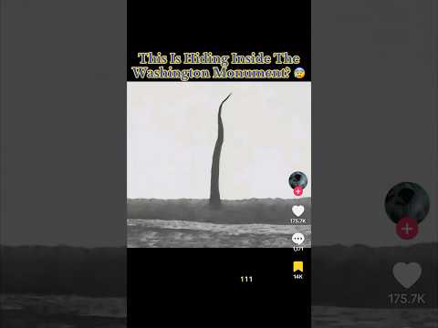 This Is Hiding Inside The Washington Monument? 😰 #interesting