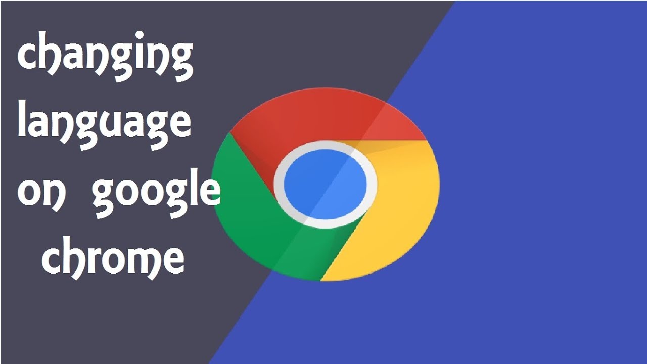 Change Language in Google Chrome on Windows 8/8.1/10