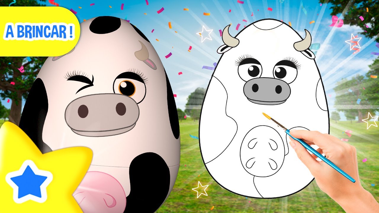 Pintando Ovos na Fazenda do Zenon 🐮