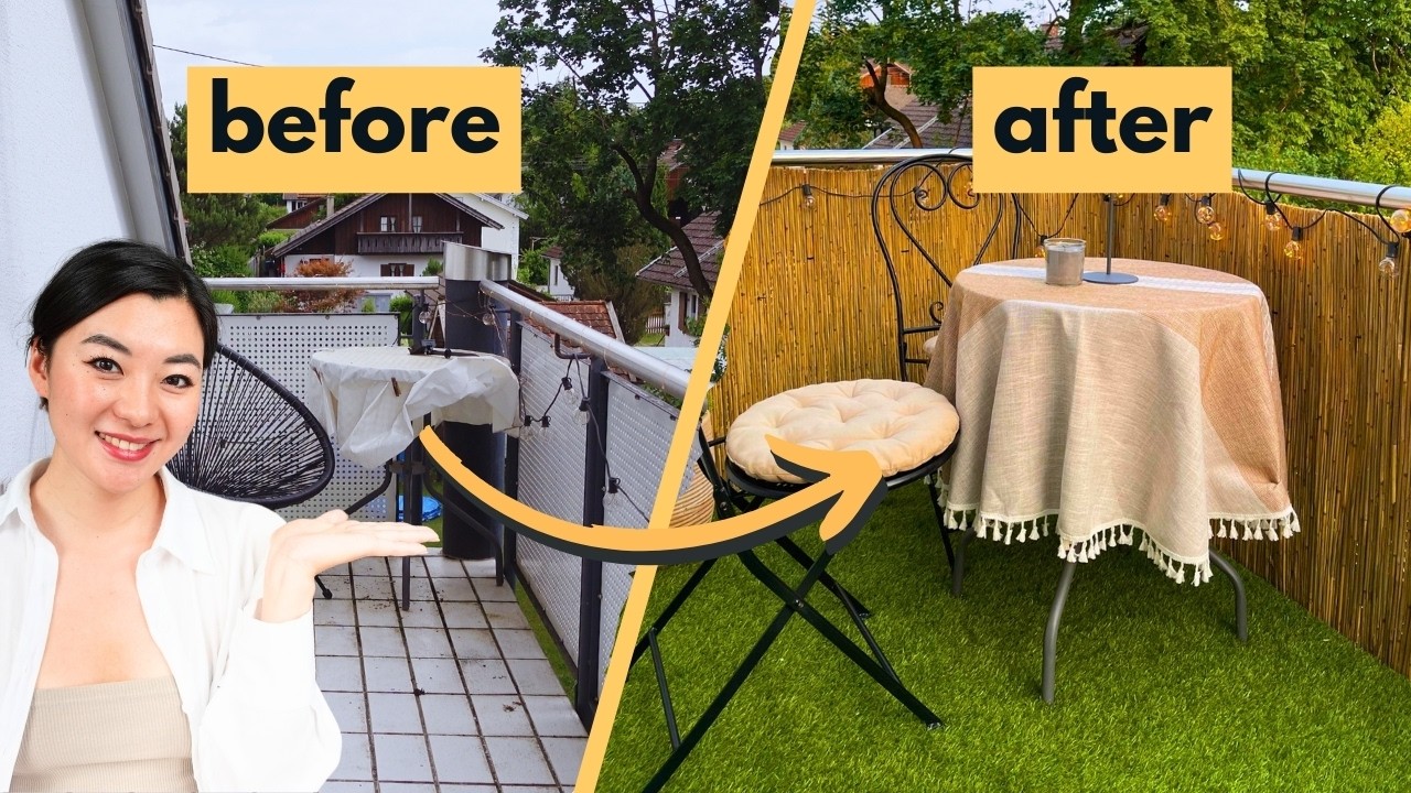 Budget-Friendly Balcony Makeover Under β¬300 πΏ