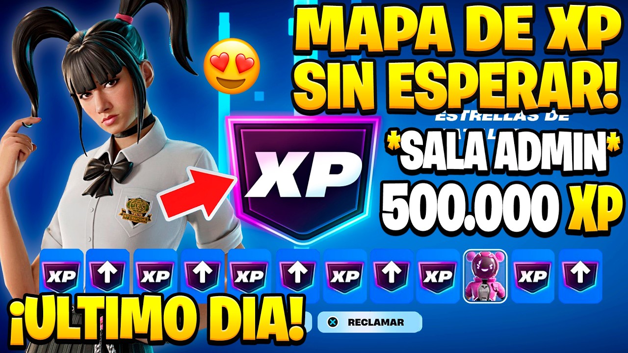 Mapa XP Fortnite para subir de nivel rápido 🤩