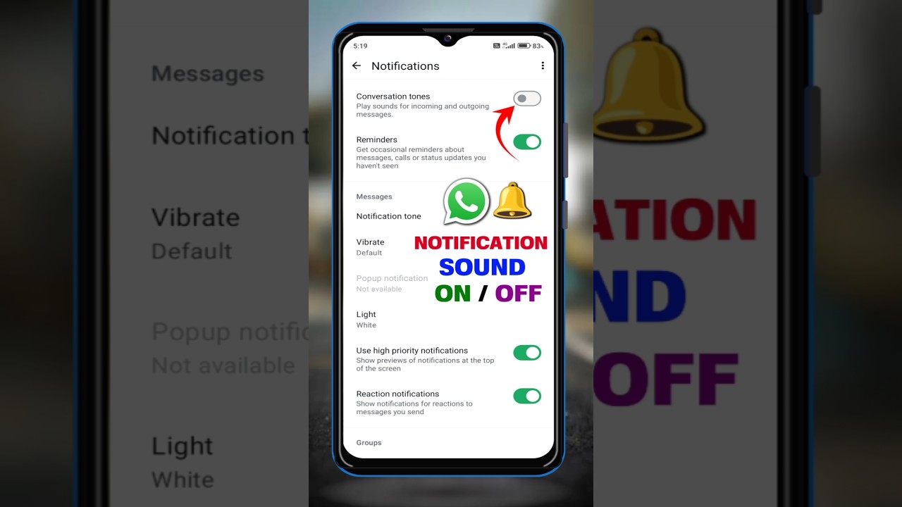 WhatsApp Notification Sound Fix π