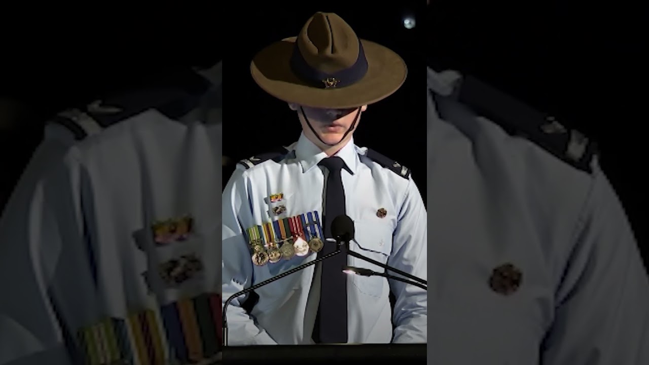 Ziggy Till Performs Anzac Day Ode at Sydney Dawn Service 🇦🇺