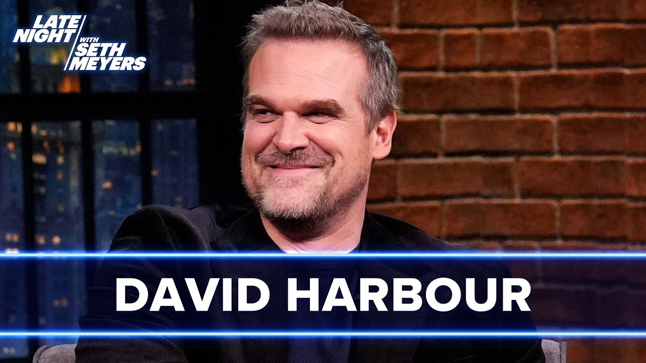 David Harbour Embraces Middle Age with Rubber Belly in DTF