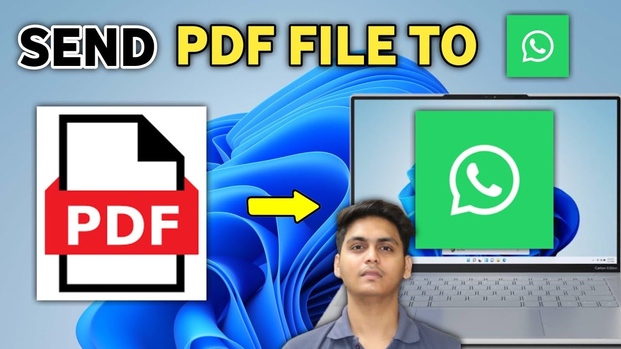 Easily Send PDF Files to WhatsApp on Your Laptop 💻
