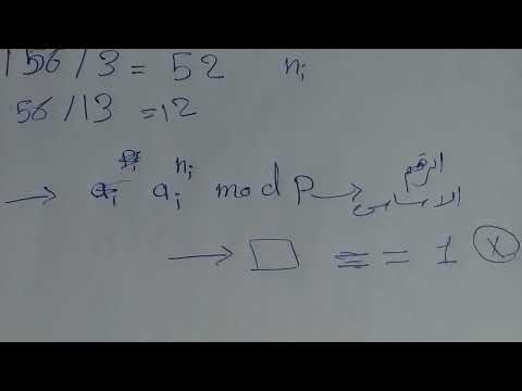 primitive root calculation