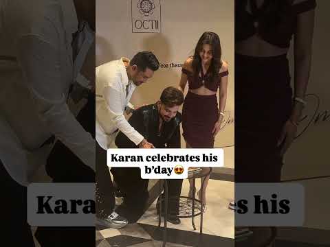 Karan Kundrra celebrates his birthday and cuts the cake.... #karankundrra #birthday #e24