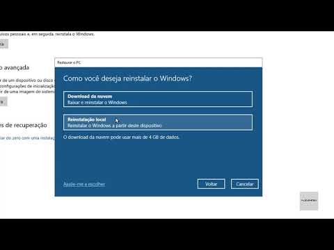 Como Resetar Windows 10 às Configurações de Fábrica