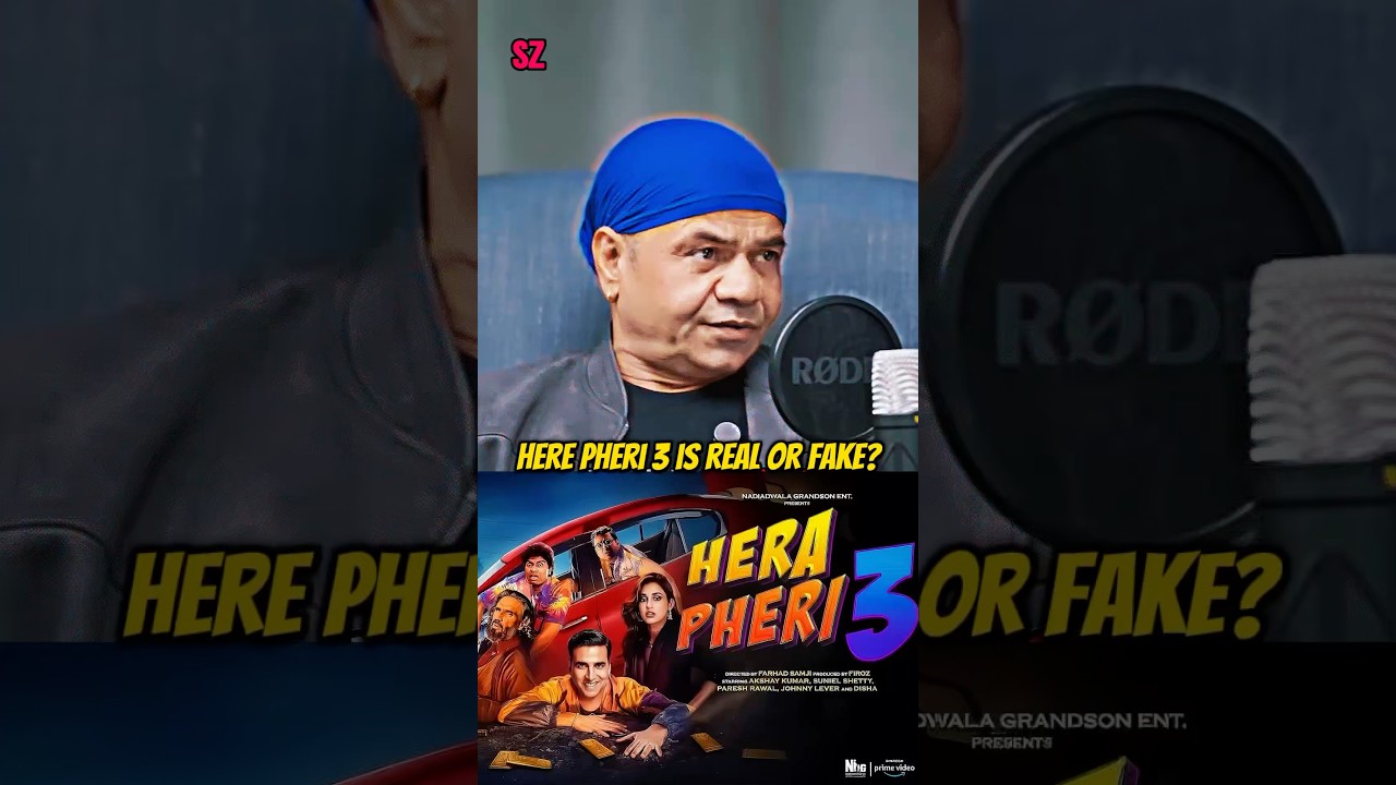 Rajpal Yadav Reveals Exciting Updates on Hera Pheri 3! 🎬