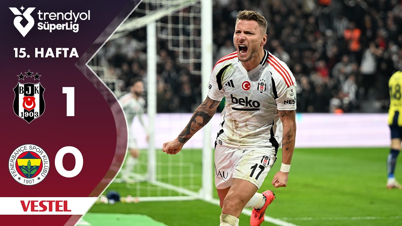 Vestel Beşiktaş vs Fenerbahçe 1-0 Highlights | Süper Lig 2024/25 ⚽