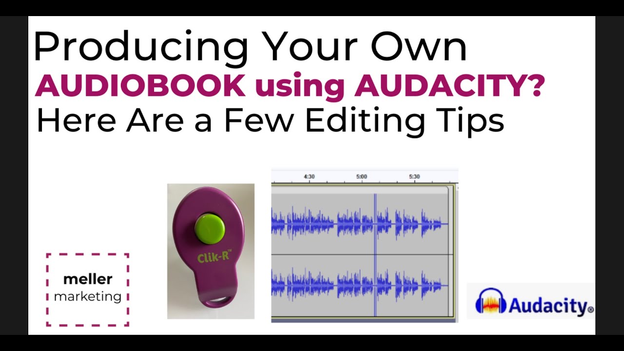 Audiobook Recording & Editing Tips with Audacity 🎧