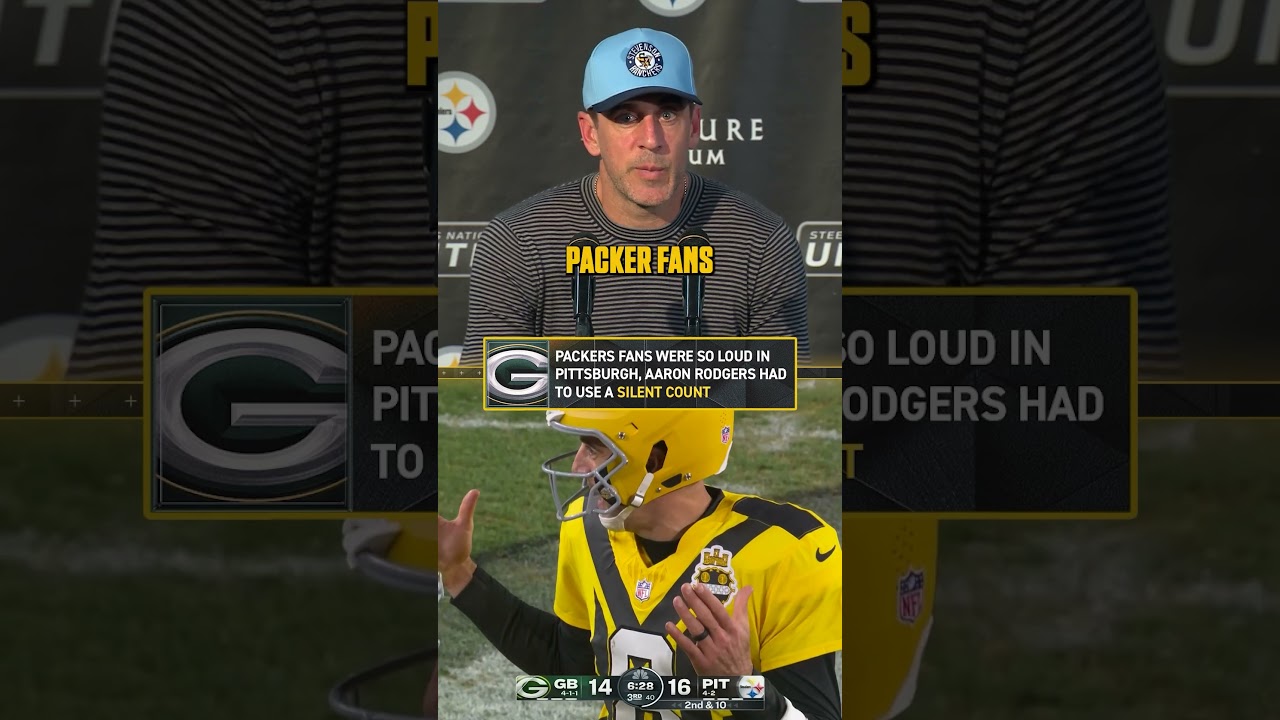 Aaron Rodgers on Packer Fans in Pittsburgh 🏈