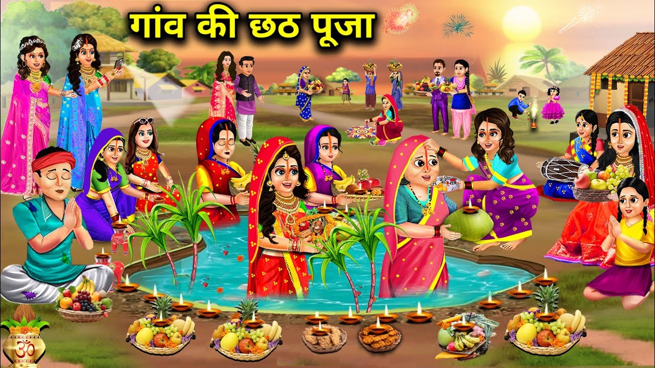 गांव की छठ पूजा: हास्यपूर्ण कहानी 🪔