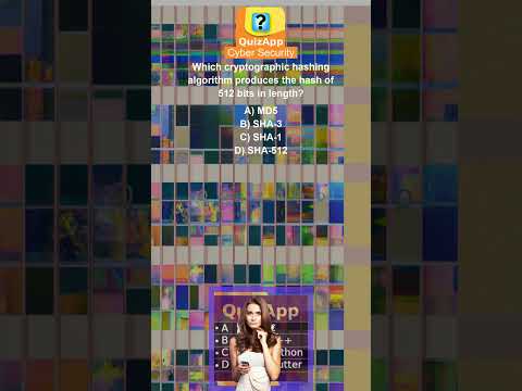 Cyber Security Which cryptographic hashing algorithm produces the hash of 512 bits in length