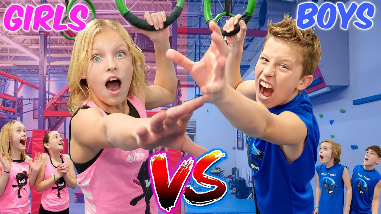 Girls vs Boys! Ninja Race Challenge 🥷