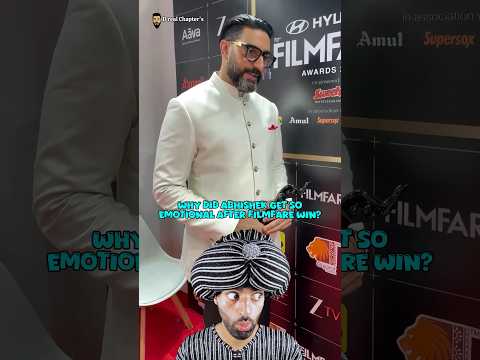 Abhishek Bachchan Got Emotional After Winning Best Actor Filmfare Award #bollywood #abhishekbachchan