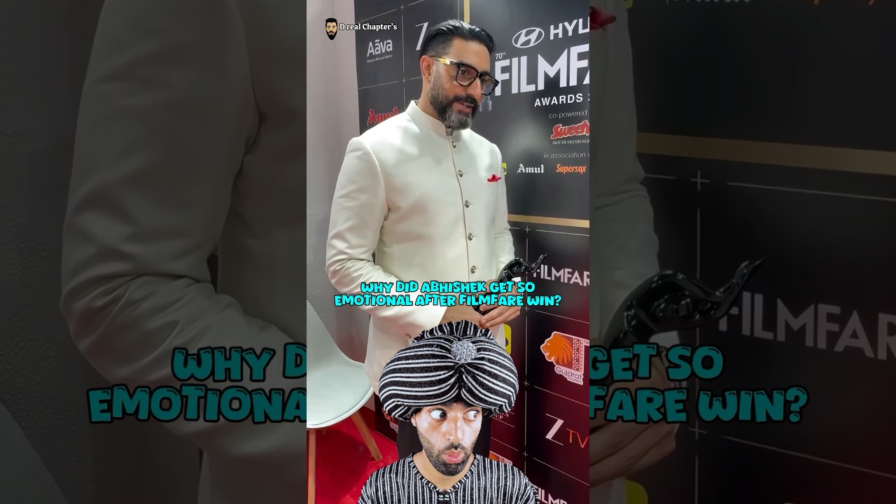 Abhishek Bachchan Wins Best Actor Filmfare π
