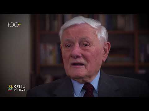 LRT akcija KELIU VĖLIAVĄ. LR Prezidentas Valdas Adamkus