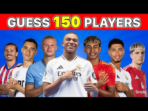 GUESS 150 FOOTBALL PLAYERS IN 3 SECONDS ⚽️ FOOTBALL QUIZ 2024