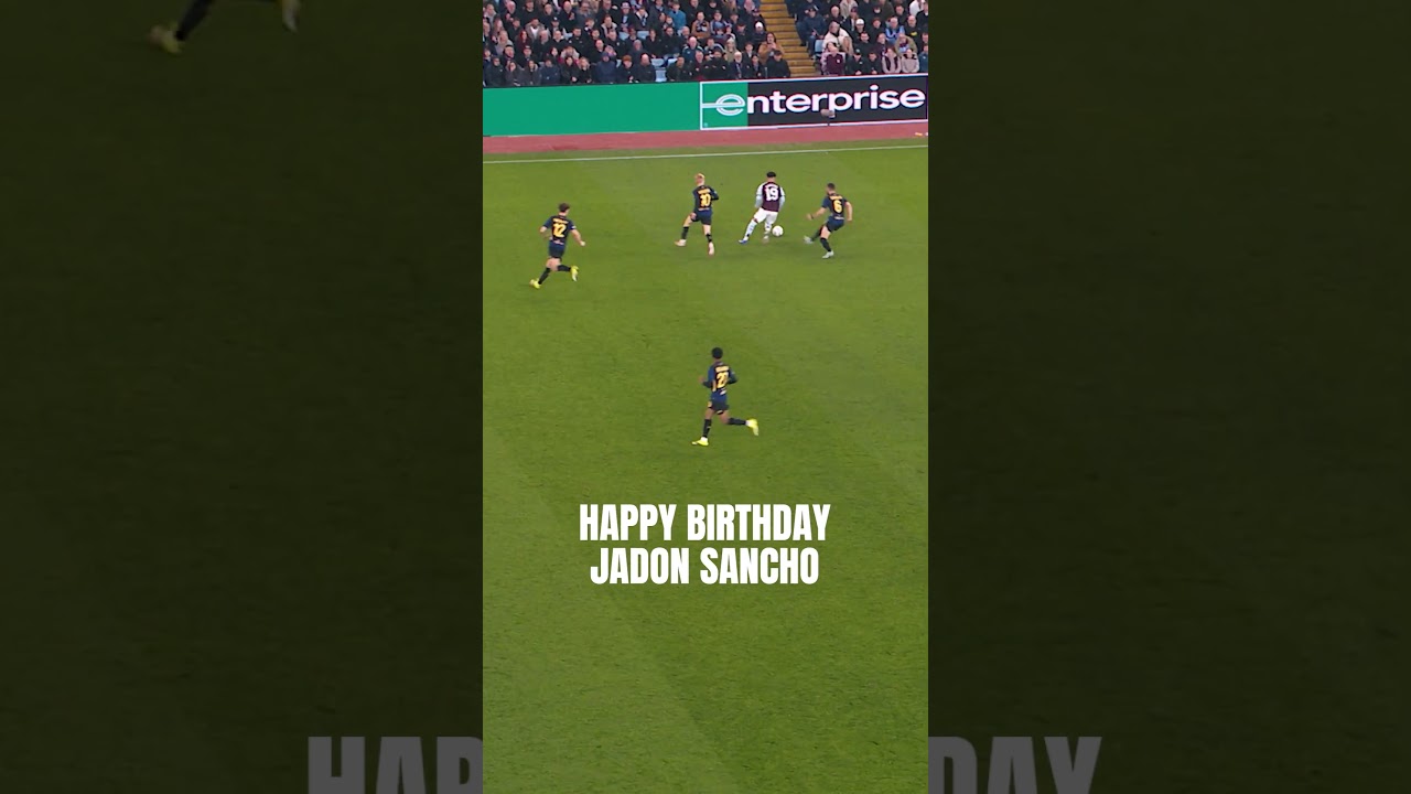 Celebrating Jadon Sancho's 26th birthday, today 🥳