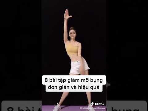 8 bài tập giảm mỡ bụng đơn giản và hiệu quả