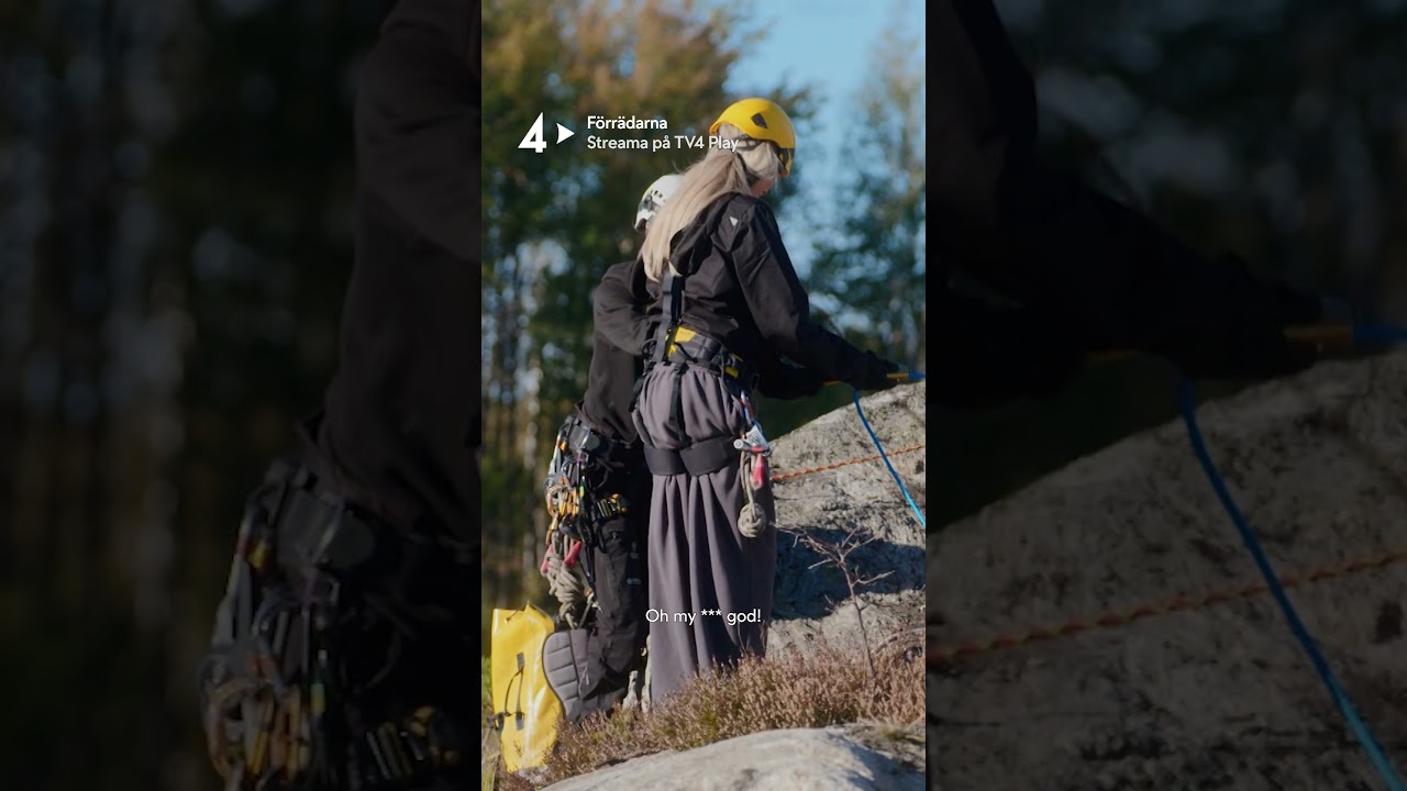 Isa Östlings Höjdrädsla i Förrädarna 2025 på TV4