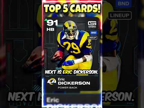 *new* TOP 5 BEST CARDS in MADDEN 26 Ultimate Team on OFFENSE! Must HAVE! #madden26  #mut26