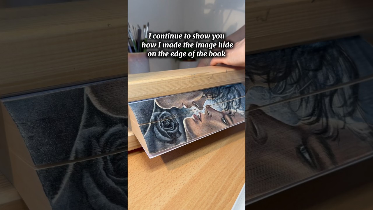 Hidden Fore Edge Painting Tutorial Part 2 🎨