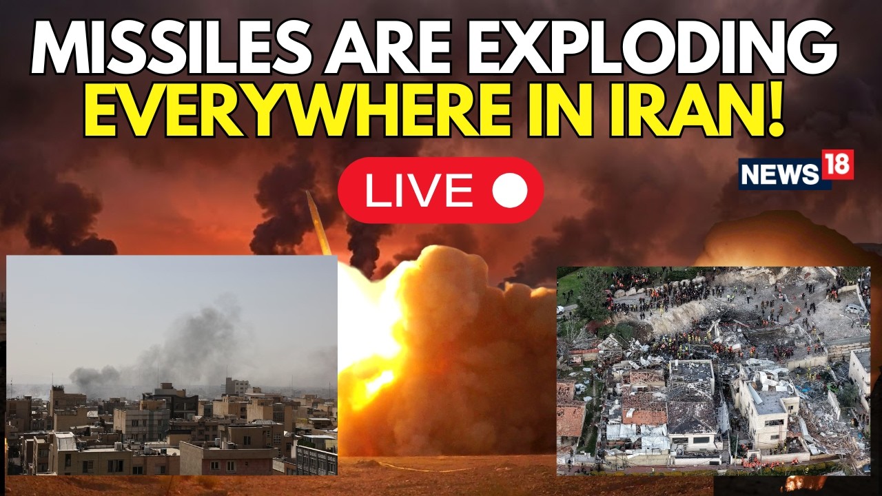 Iran Under Attack: Missiles and Explosions 🇮🇷