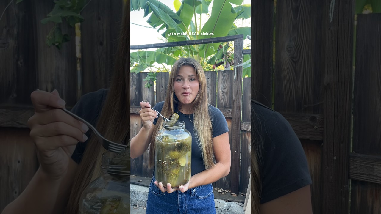 Traditional Fermented Pickles 🥒 No Vinegar Needed