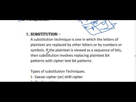 lecture 5 classification of encryption technique in cryptography & network security #viral network