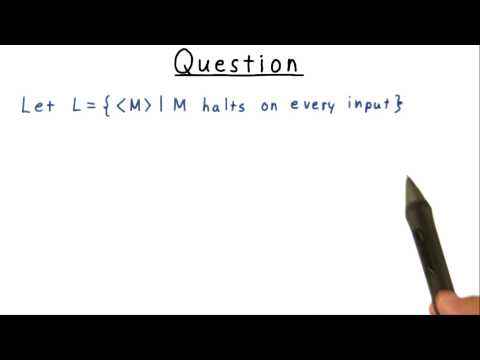 Always Halting Quiz - Georgia Tech - Computability, Complexity, Theory: Computability