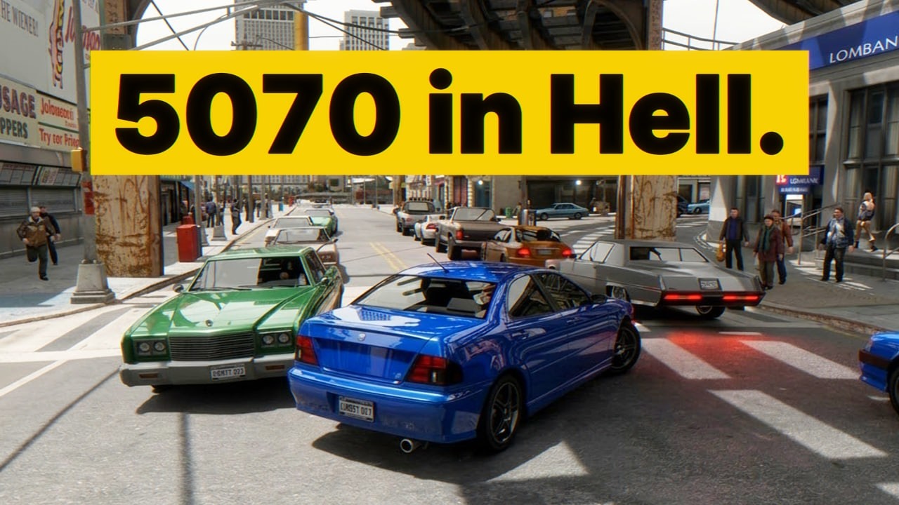 Squeezing the Hell Out of My RTX 5070 With GTA 4 Path Tracing Mod