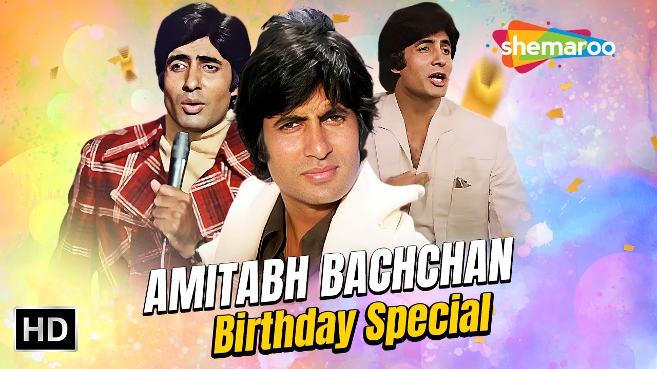 Top Amitabh Bachchan Songs 🎶 | Iconic Hits with Kishore Kumar | Happy Birthday Big B