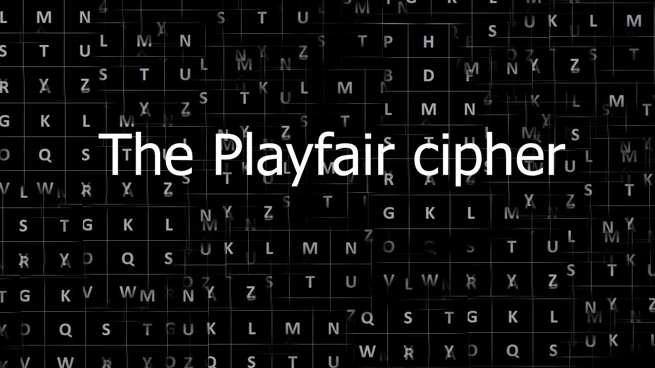 Introduction to the Playfair Cipher