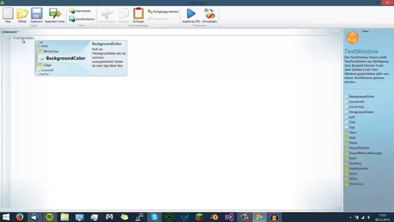 Small Basic #1: Funktionen Aufrufen