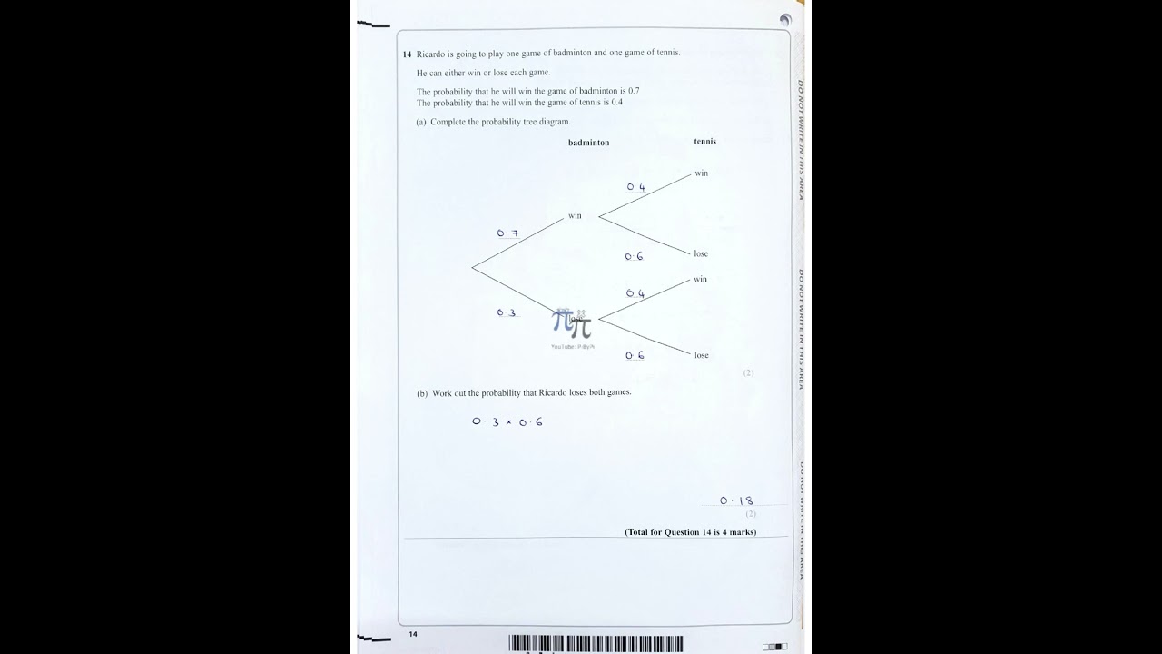 June 2025 Edexcel IGCSE Math Paper 1H Answers π
