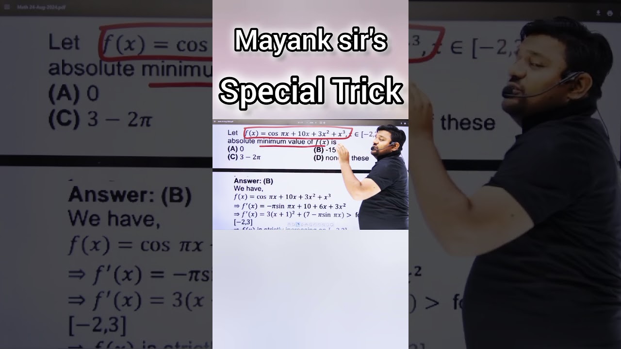 NDA 1 Top NDA 2025 Maths Tricks 🤩