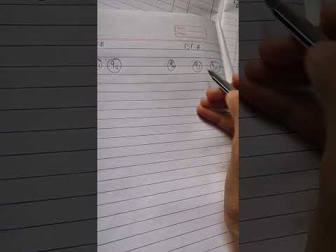 Automata NFA and DFA difference #automatatheory #compiler_design #finiteautomata