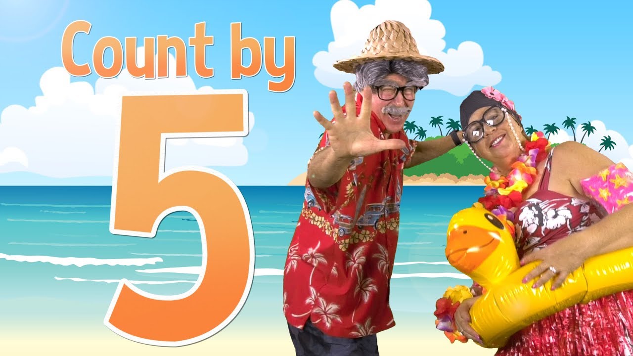 Count by 5's with Grandma & Grandpa at the Beach 🌴