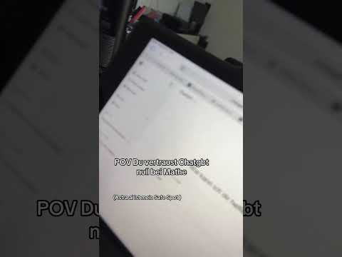 POV: Du vertraust ChatGPT NULL bei Mathe 😵💫 #mathe #shorts