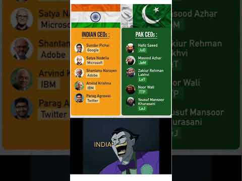 India vs Pakistan: CEOs of Top Companies | #ceo #india #pakistan