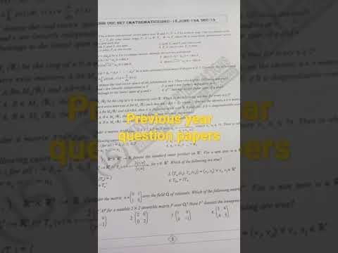 CSIR UGC NET mathematics paper real Analysis & linear algebra