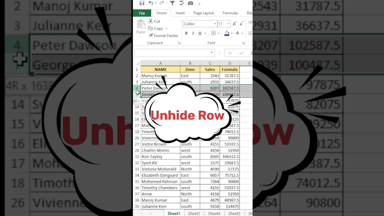 How to Unhide Rows in Excel Easily | Quick Step-by-Step Guide 📝