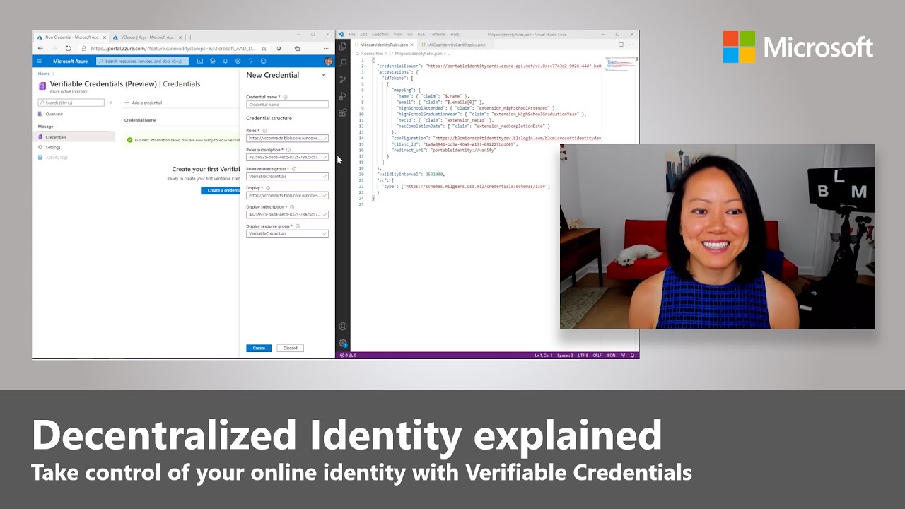 Secure Your Digital Identity with Blockchain & Verifiable Credentials 🔒 | Microsoft Ignite 2020