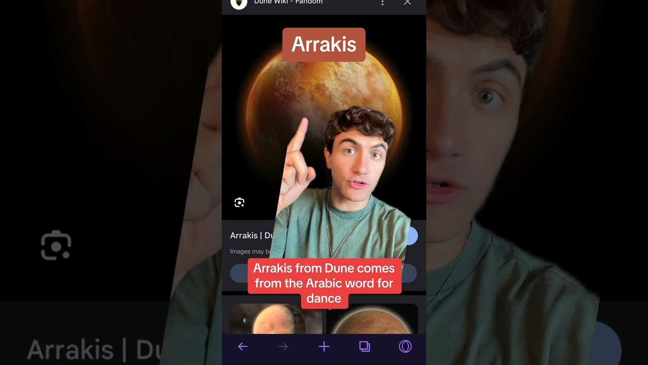 Is 'Arrakis' Derived from Arabic? 🌍