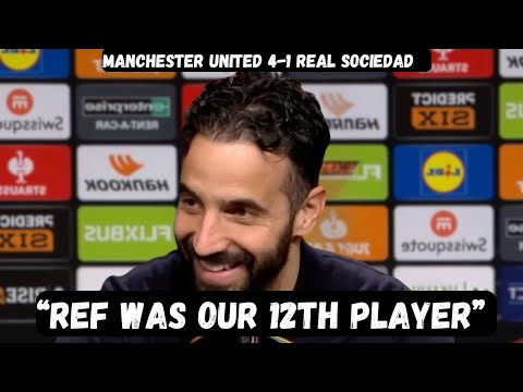 “Ref was AMAZING!” - Ruben Amorim Post Match Interview - Manchester United 4-1 Real Sociedad