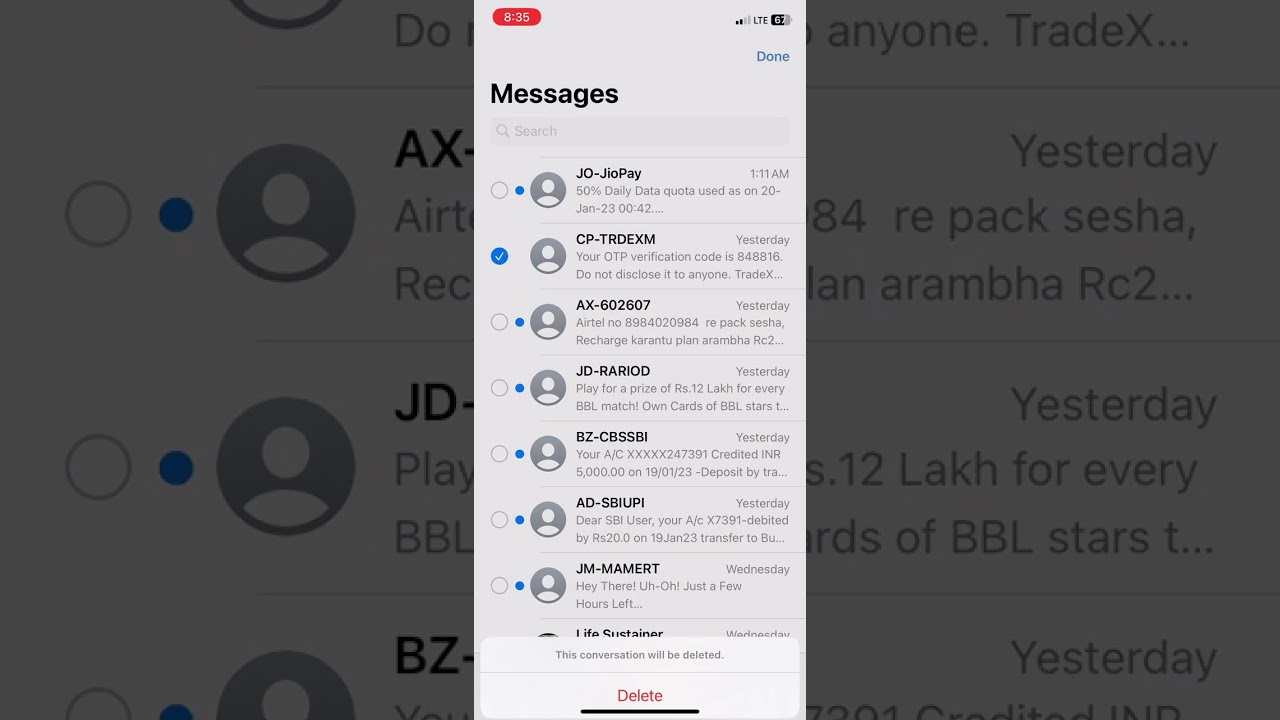 How to recover deleted message on an iPhone #shorts #iphone