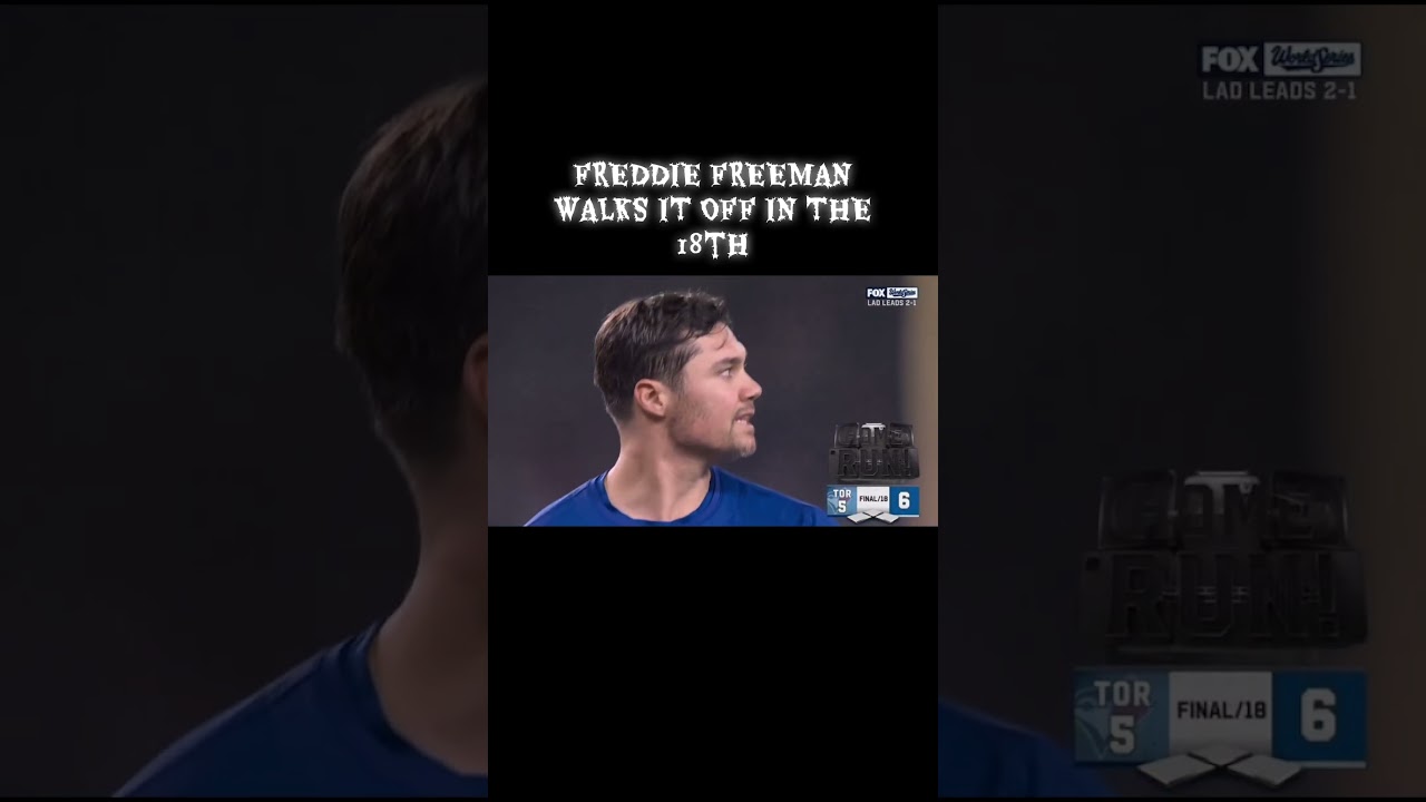 Freddie Freeman's Dramatic Walk-Off in Game 18! ⚾️