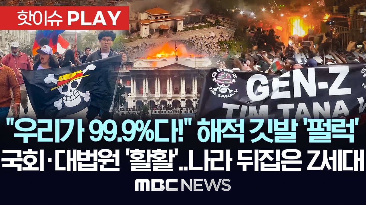 Z세대의 분노와 혁명: 해적 깃발로 뒤집힌 세상 🌊